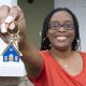 Vanita Nedd holds the keys to her new townhouse
