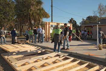 Hillsborough Habitat for Humanity workday