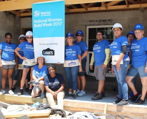 Lowe’s Partners with Habitat Hillsborough on Women Build