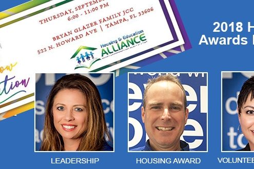 Habitat Hillsborough staff named Housing & Education Alliance 2018 HEART Awards finalists