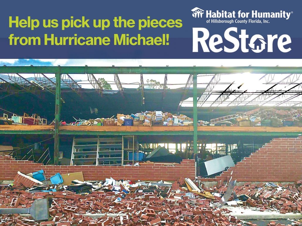 Habitat Hillsborough ReStores to donate 10 of sales to Hurricane