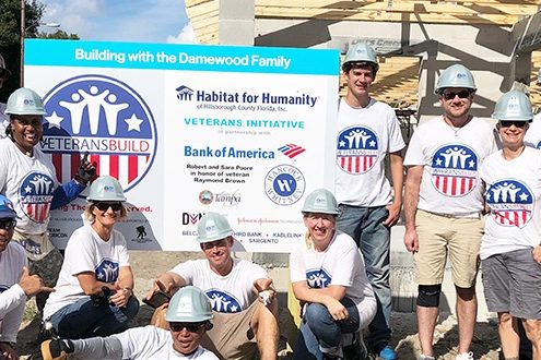 Habitat’s first Tampa Veterans Build home built by veterans for a veteran is completed