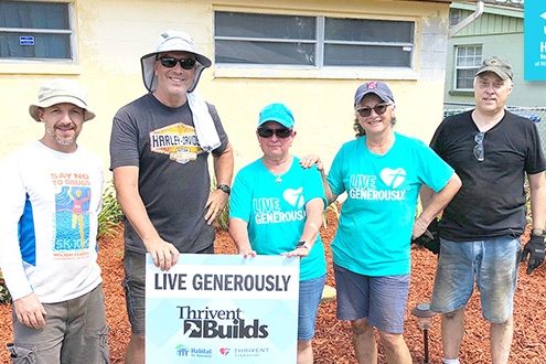 Lowe’s participates on Tampa build site for Habitat National Women Build Week