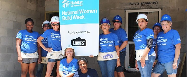 Habitat Hillsborough and Lowe’s unite women volunteers to repair local woman’s home during International Women’s Day, March 8