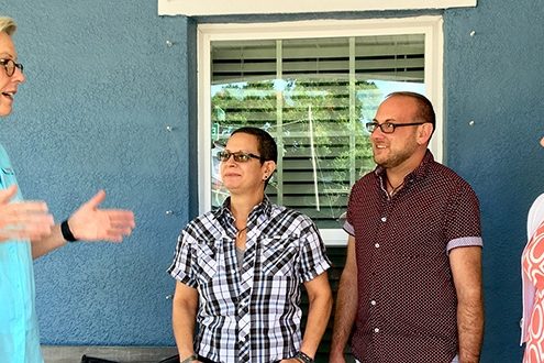 Tampa Mayor Castor visits Habitat Hillsborough homeowners to kick off National Homeownership Month.