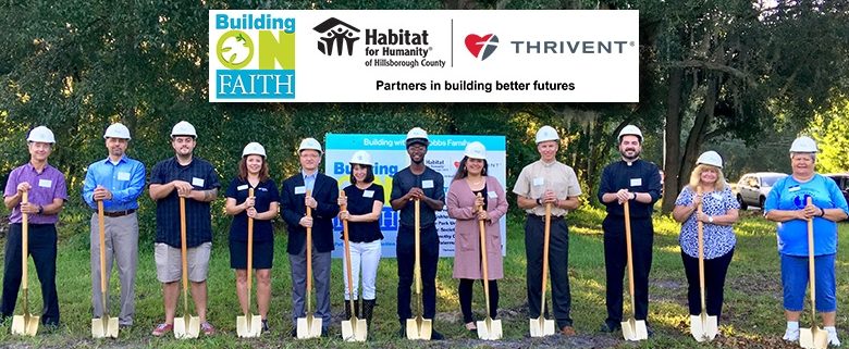 Habitat breaks ground on its Faith Build for two homes