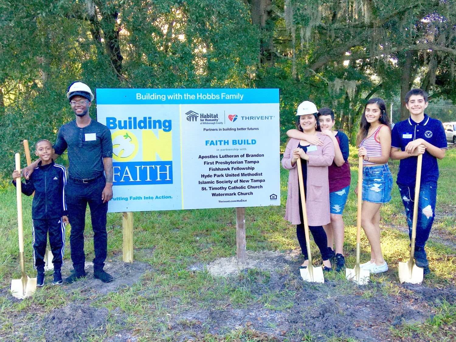 Habitat breaks ground on its Faith Build for two homes Habitat for