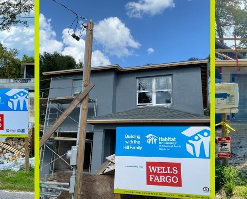 Habitat for Humanity to build three homes in Hillsborough County with assistance of Wells Fargo Foundation grant