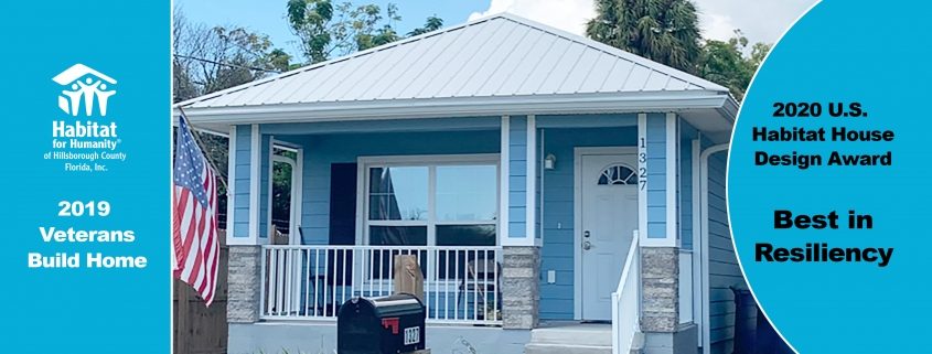 Habitat Hillsborough Receives Top Design Award for Veterans Build Home