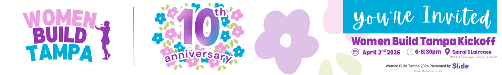 Women Build email header and website banner Women Build (500 x 200 px)